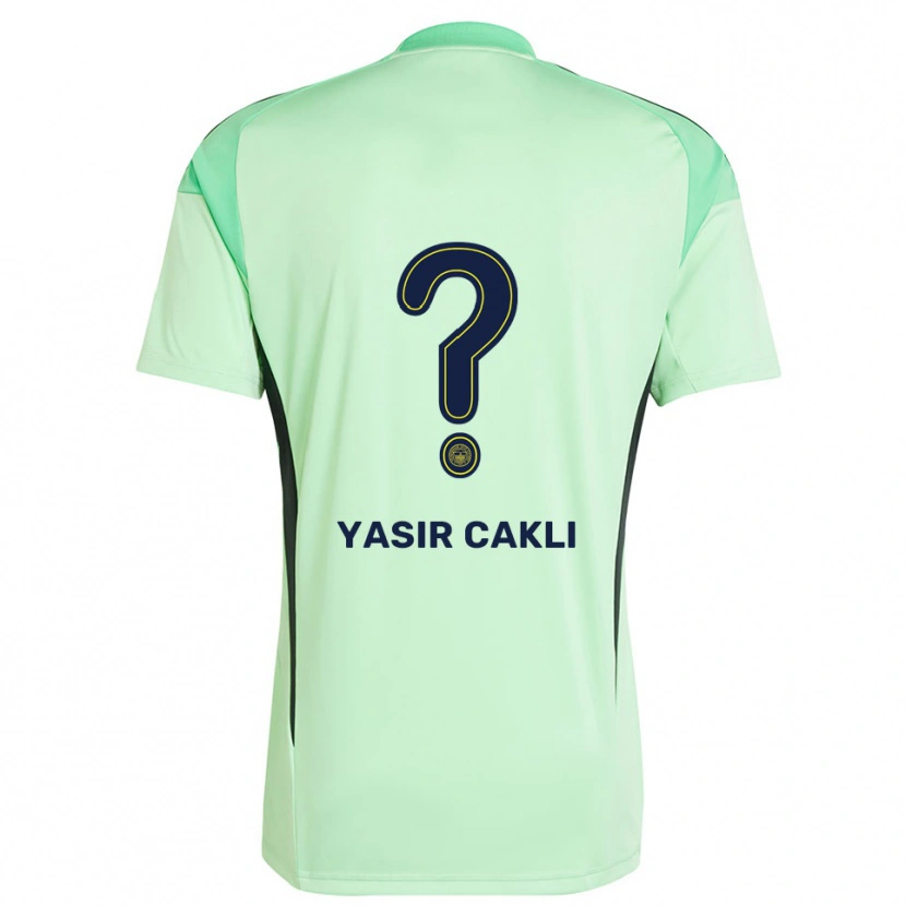 Danxen Kinderen Ali Yasir Caklı #0 Licht Groen Zwart Keepersshirt 2025/26 T-Shirt
