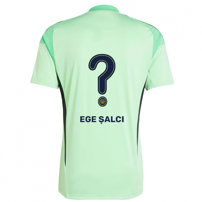 Danxen Kinderen Yağız Ege Şalcı #0 Licht Groen Zwart Keepersshirt 2025/26 T-Shirt