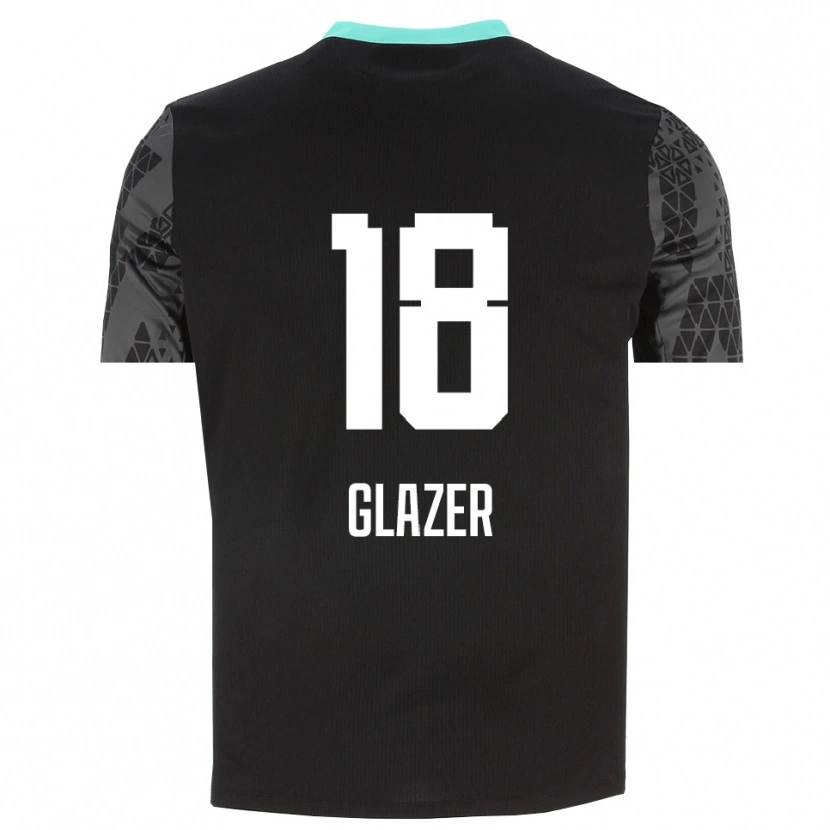 Danxen Kinderen Omri Glazer #18 Dim Grijs Zwart Keepersshirt 2025/26 T-Shirt