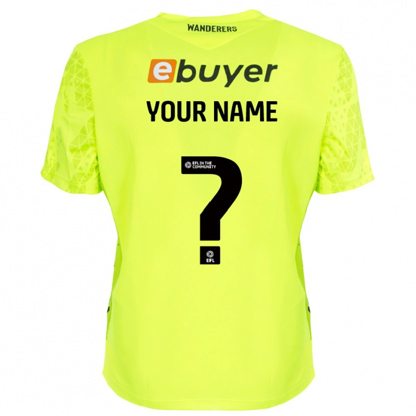 Danxen Kinderen Bolton Wanderers Fluorescerend Groen Keepersshirt 2025/26 T-Shirt