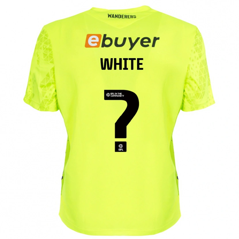 Danxen Kinderen Annabelle White #0 Fluorescerend Groen Keepersshirt 2025/26 T-Shirt