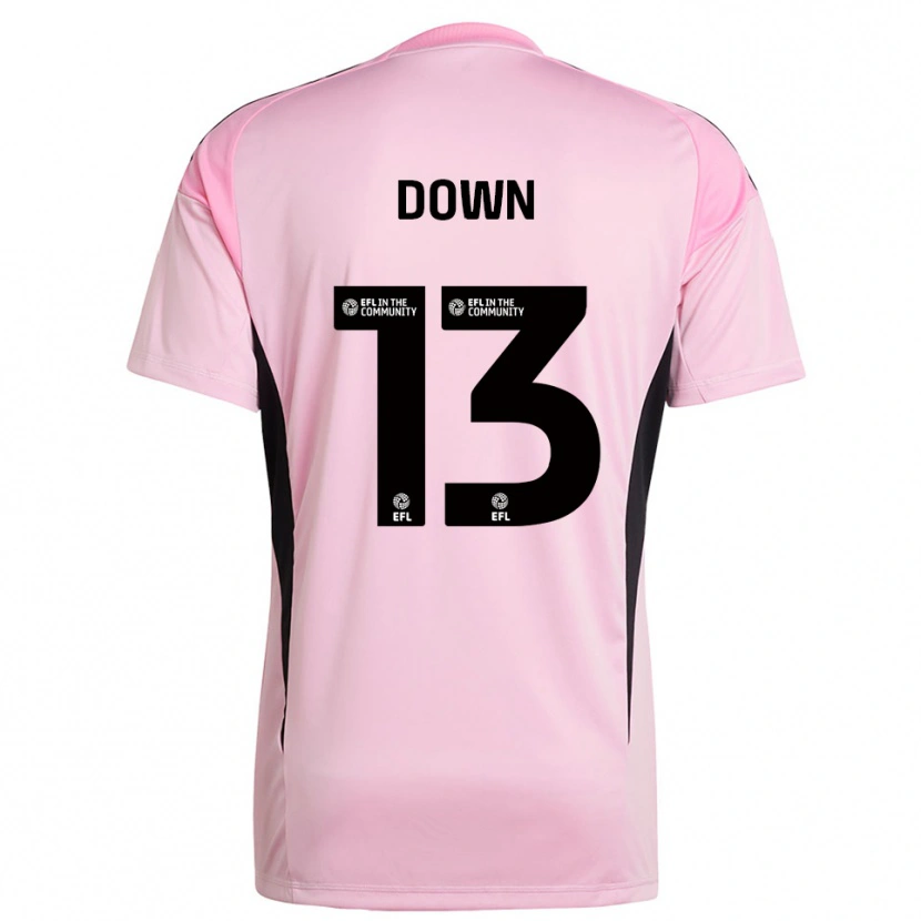 Danxen Kinderen Sam Down #13 Roze Zwart Keepersshirt 2025/26 T-Shirt