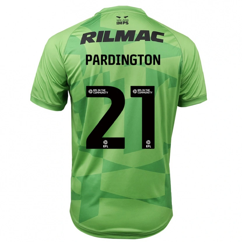 Danxen Kinderen Jamie Pardington #21 Lichtgroen Keepersshirt 2025/26 T-Shirt