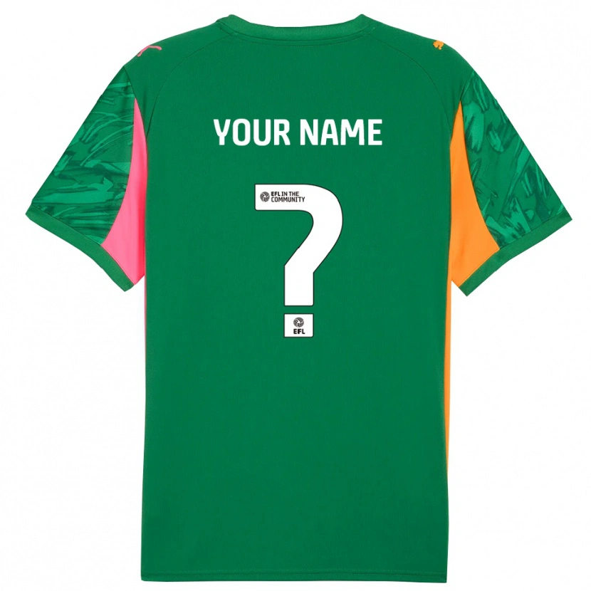 Danxen Kinderen Rotherham United Groen Oranje Roze Keepersshirt 2025/26 T-Shirt
