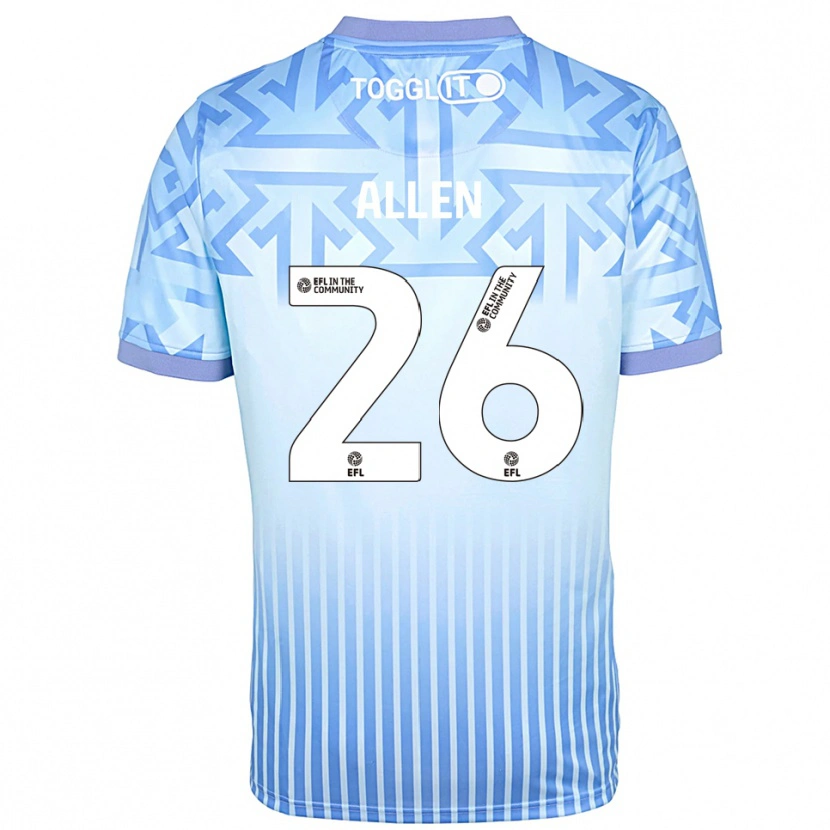 Danxen Kinderen Lauren Allen #26 Lichtblauw Wit Keepersshirt 2025/26 T-Shirt