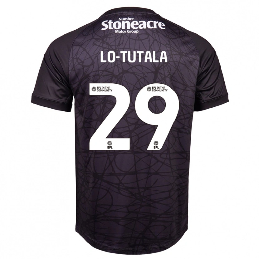 Danxen Kinderen Thimothée Lo-Tutala #29 Zwart Wit Keepersshirt 2025/26 T-Shirt