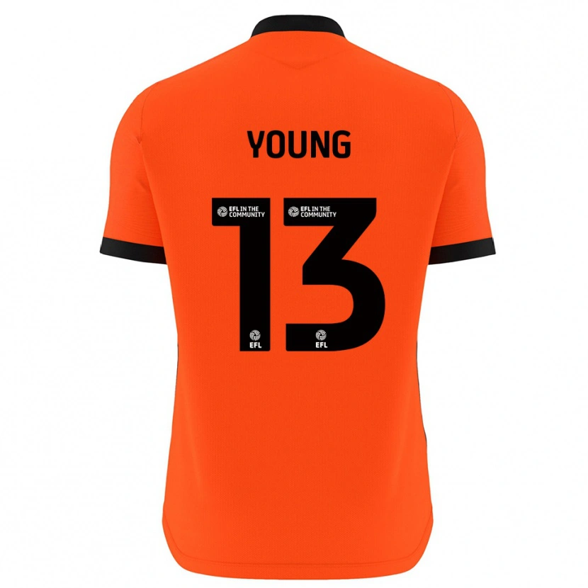 Danxen Kinderen Brad Young #13 Rood Zwart Keepersshirt 2025/26 T-Shirt