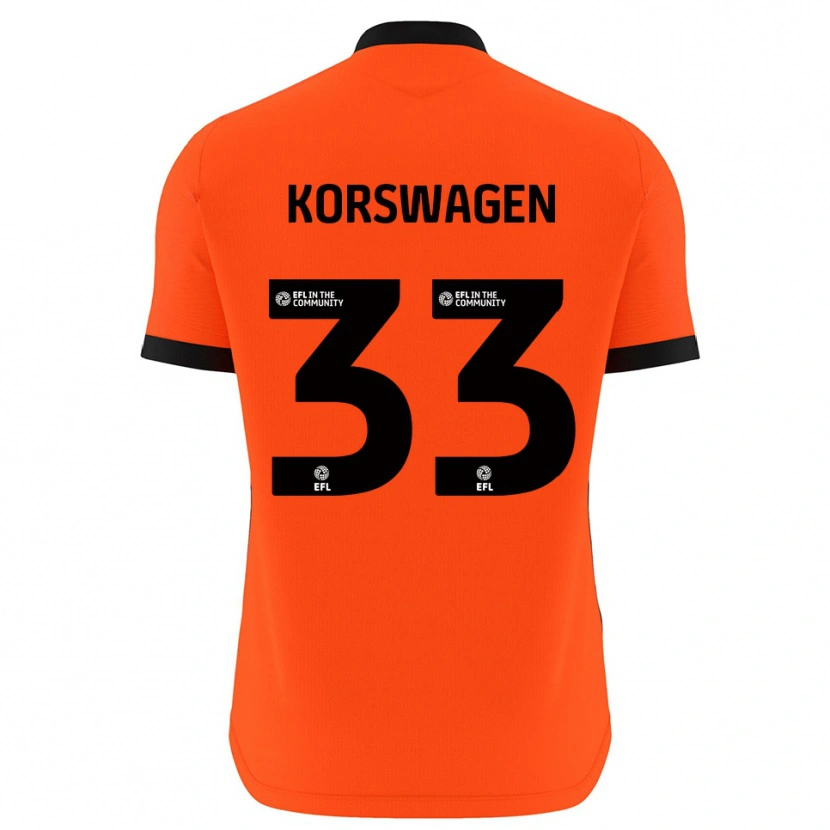 Danxen Kinderen Mattijis Korswagen #33 Rood Zwart Keepersshirt 2025/26 T-Shirt