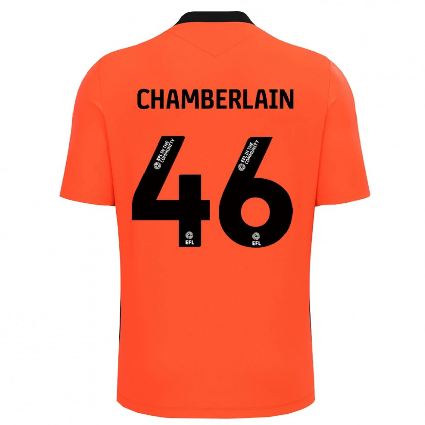 Danxen Kinderen Harrison Chamberlain #46 Rood Zwart Keepersshirt 2025/26 T-Shirt