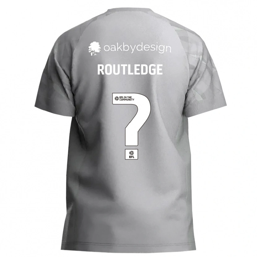 Danxen Kinderen Aimee Routledge #0 Donkergrijs Keepersshirt 2025/26 T-Shirt