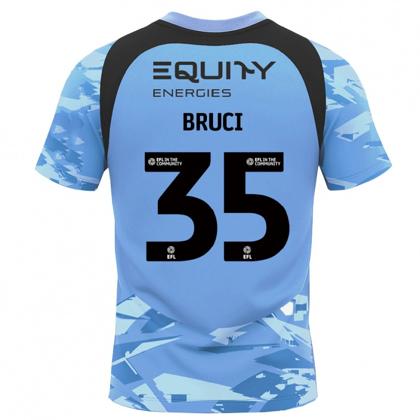 Danxen Kinderen Izabella Bruci #35 Lichtblauw Glack Keepersshirt 2025/26 T-Shirt