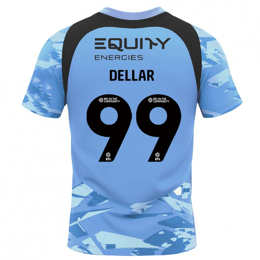 Danxen Kinderen Megan Dellar #99 Lichtblauw Glack Keepersshirt 2025/26 T-Shirt
