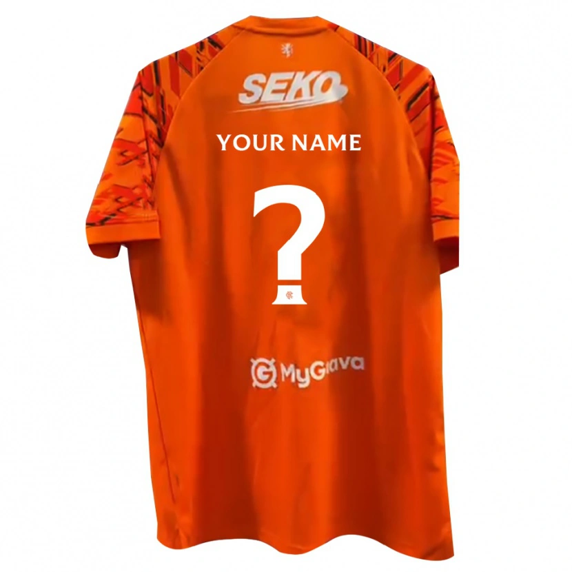 Danxen Kinderen Rangers FC Oranje Wit Keepersshirt 2025/26 T-Shirt