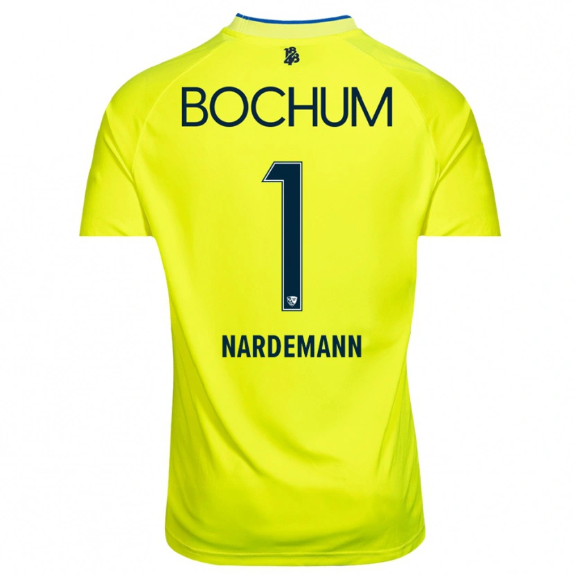 Danxen Kinderen Kari Närdemann #1 Geel Groen Keepersshirt 2025/26 T-Shirt