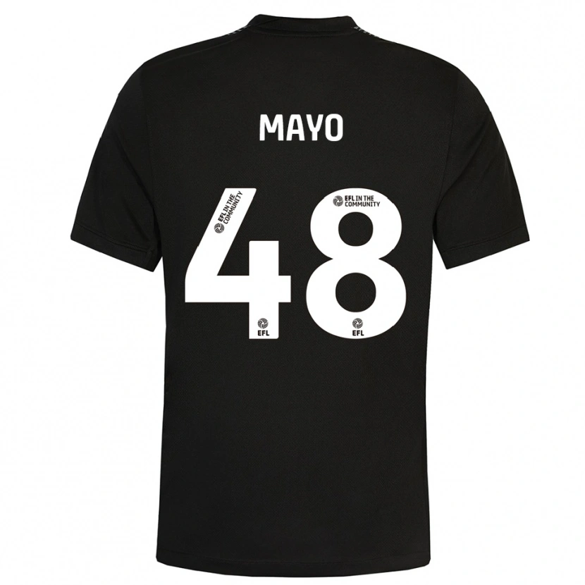 Danxen Kinderen Bradley Mayo #48 Zwart Wit Keepersshirt 2025/26 T-Shirt