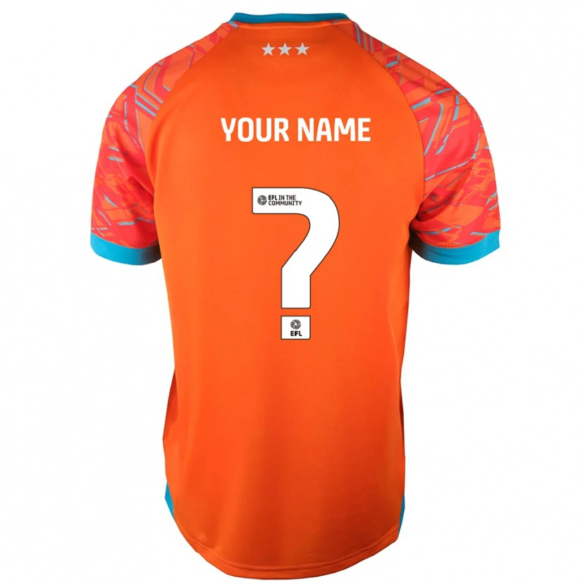 Danxen Kinderen Ipswich Town Oranje Wit Keepersshirt 2025/26 T-Shirt