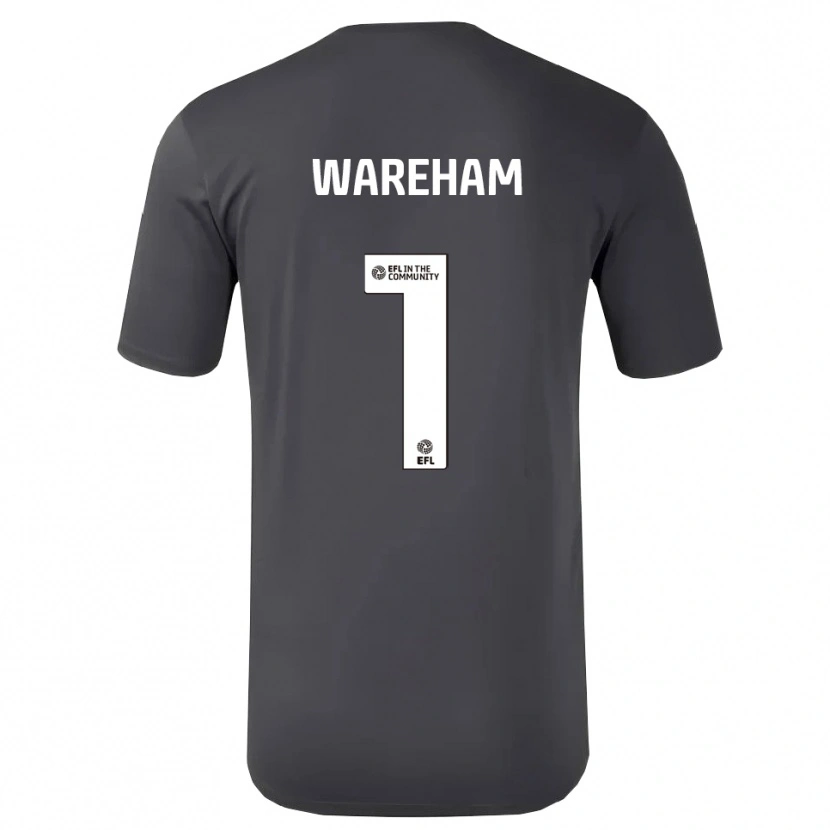 Danxen Kinderen Laura Wareham #1 Zwart Wit Keepersshirt 2025/26 T-Shirt
