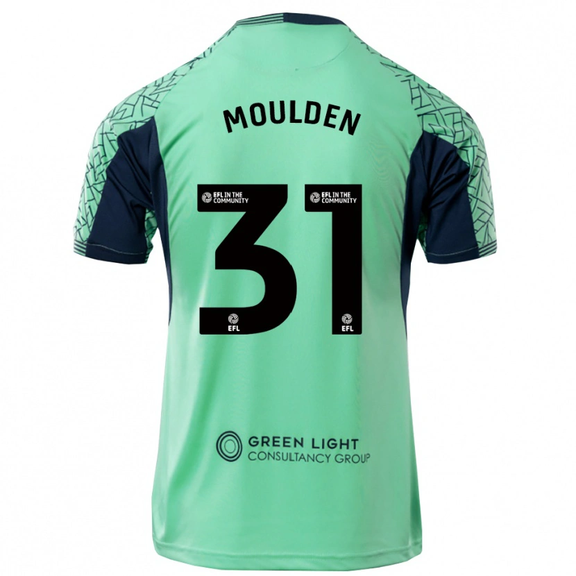 Danxen Kinderen Louie Moulden #31 Aqua Zwart Keepersshirt 2025/26 T-Shirt