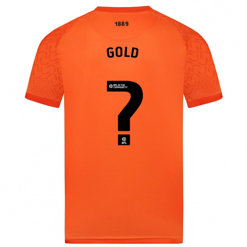 Danxen Kinderen Ethan Gold #0 Oranje Zwart Keepersshirt 2025/26 T-Shirt
