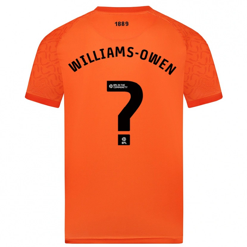 Danxen Kinderen Brooke Williams-Owen #0 Oranje Zwart Keepersshirt 2025/26 T-Shirt