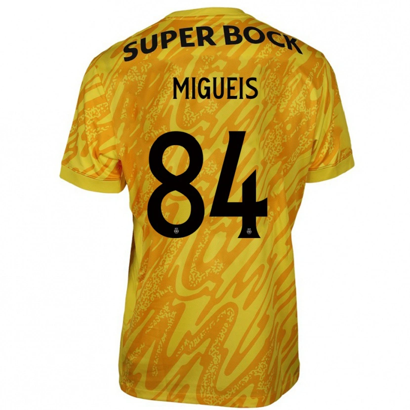 Danxen Kinderen Pedro Miguéis #84 Geel Oranje Keepersshirt 2025/26 T-Shirt
