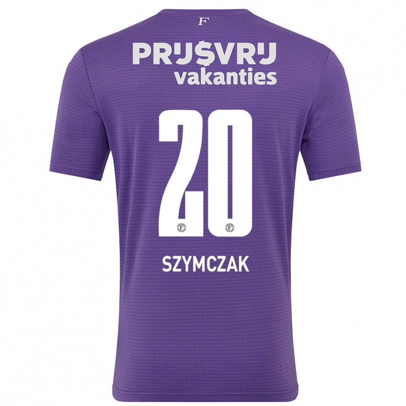 Danxen Kinderen Oliwia Szymczak #20 Paars Wit Keepersshirt 2025/26 T-Shirt