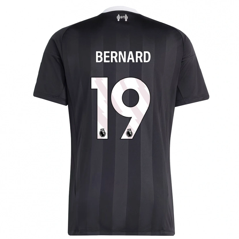 Danxen Kinderen DJ Bernard #19 Zwart Wit Keepersshirt 2025/26 T-Shirt