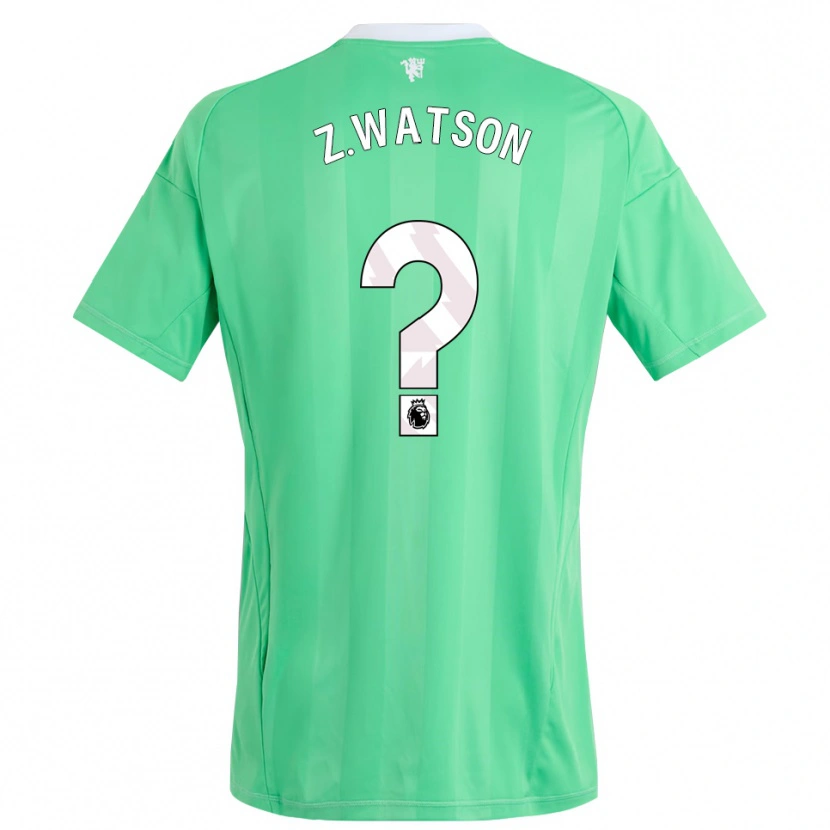 Danxen Kinderen Zac Watson #0 Smaragdgroen Keepersshirt 2025/26 T-Shirt