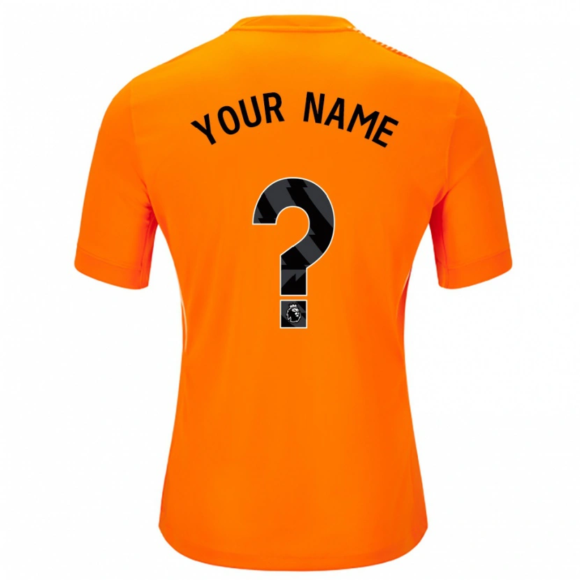 Danxen Kinderen Chelsea FC Oranje Zwart Keepersshirt 2025/26 T-Shirt