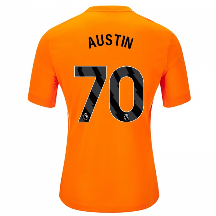 Danxen Kinderen Jack Austin #70 Oranje Zwart Keepersshirt 2025/26 T-Shirt
