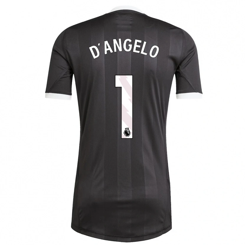 Danxen Kinderen Sabrina D'angelo #1 Zwart Wit Keepersshirt 2025/26 T-Shirt