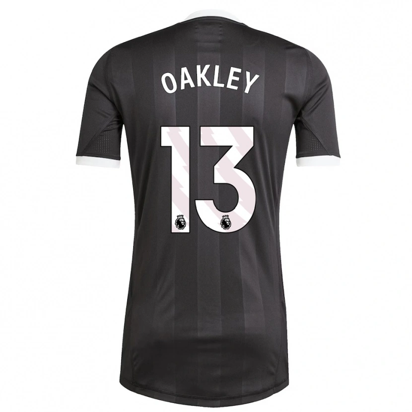 Danxen Kinderen Rhys Oakley #13 Zwart Wit Keepersshirt 2025/26 T-Shirt