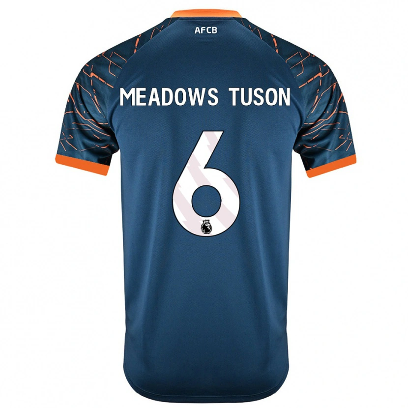 Danxen Kinderen Freya Meadows Tuson #6 Donker Leisteen Blauw Keepersshirt 2025/26 T-Shirt