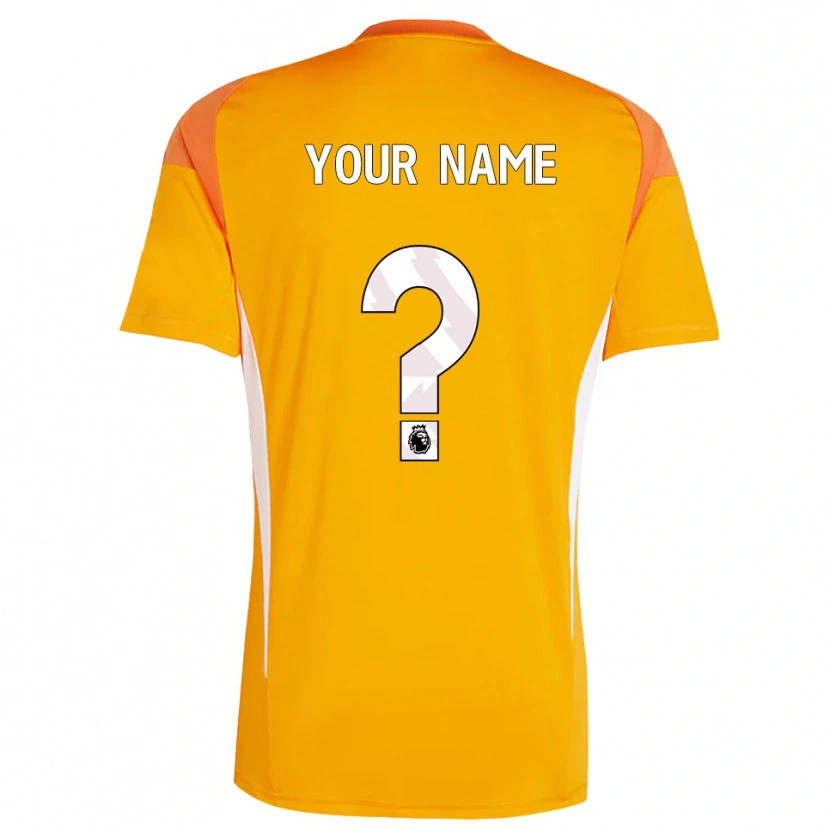 Danxen Kinderen Nottingham Forest Oranje Wit Keepersshirt 2025/26 T-Shirt