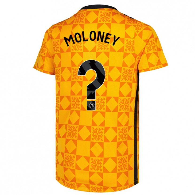Danxen Kinderen Grace Moloney #0 Geel Zwart Keepersshirt 2025/26 T-Shirt