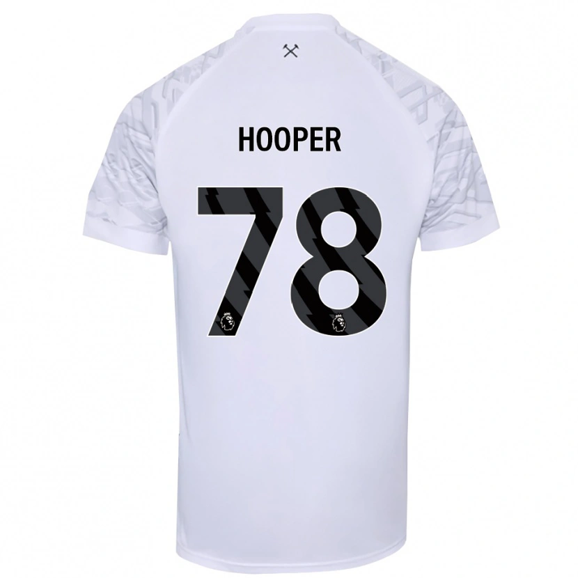 Danxen Kinderen Finley Hooper #78 Wit Zwart Keepersshirt 2025/26 T-Shirt
