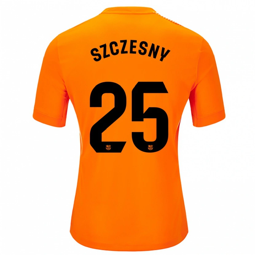 Danxen Kinderen Wojciech Szczesny #25 Oranje Zwart Keepersshirt 2025/26 T-Shirt