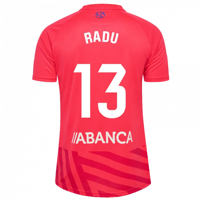 Danxen Kinderen Ionuț Radu #13 Rood Wit Keepersshirt 2025/26 T-Shirt