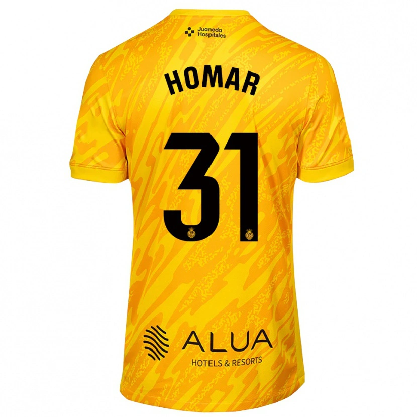 Danxen Kinderen Gaspar Homar #31 Oranje Zwart Keepersshirt 2025/26 T-Shirt
