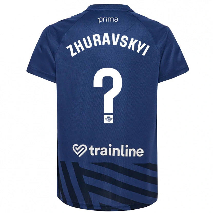 Danxen Kinderen Yan Zhuravskyi #0 Koninklijk Blauw Wit Keepersshirt 2025/26 T-Shirt