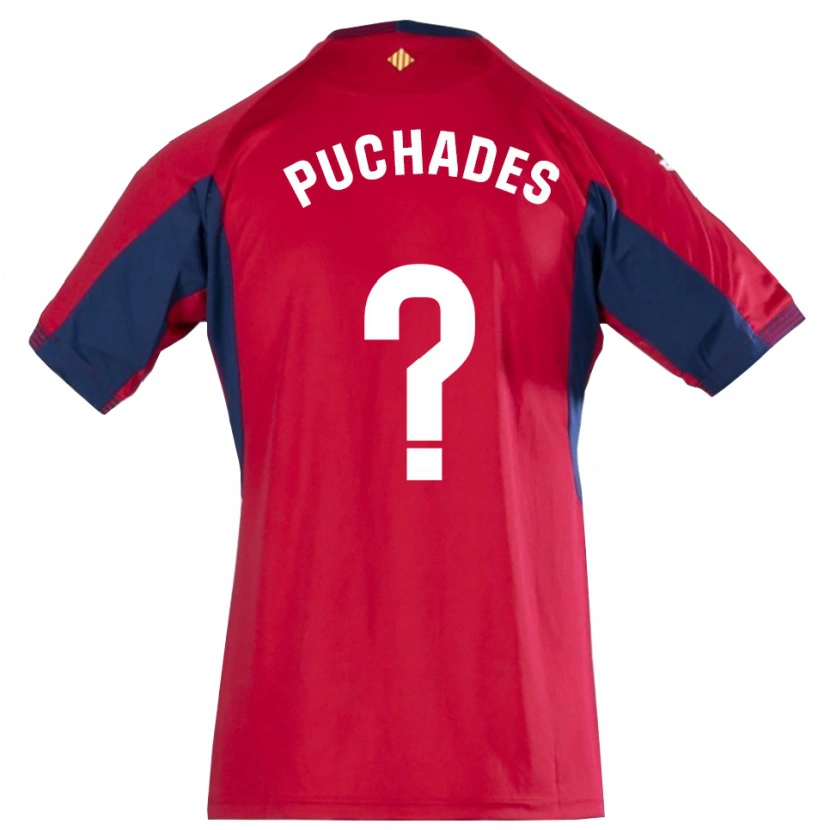 Danxen Kinderen Fran Puchades #0 Koninklijk Blauw Rood Keepersshirt 2025/26 T-Shirt