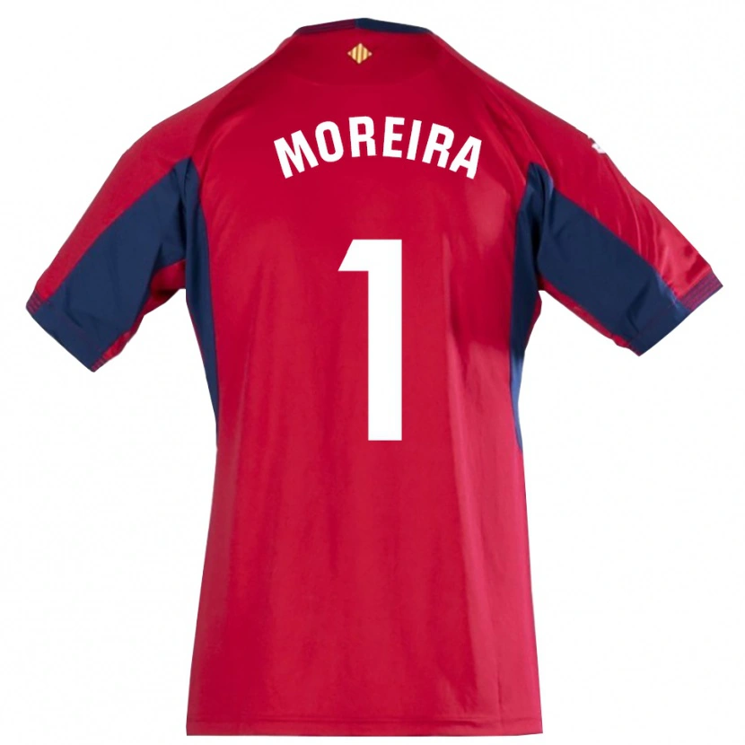 Danxen Kinderen Yago Moreira #1 Koninklijk Blauw Rood Keepersshirt 2025/26 T-Shirt