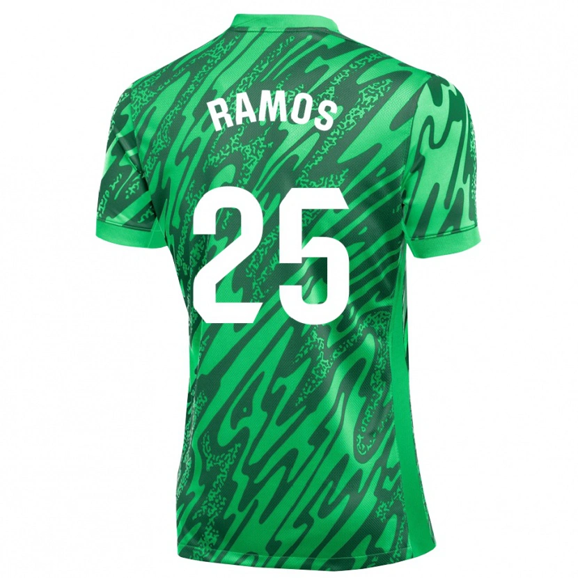 Danxen Kinderen Alejandro Ramos #25 Donkergroen Wit Keepersshirt 2025/26 T-Shirt