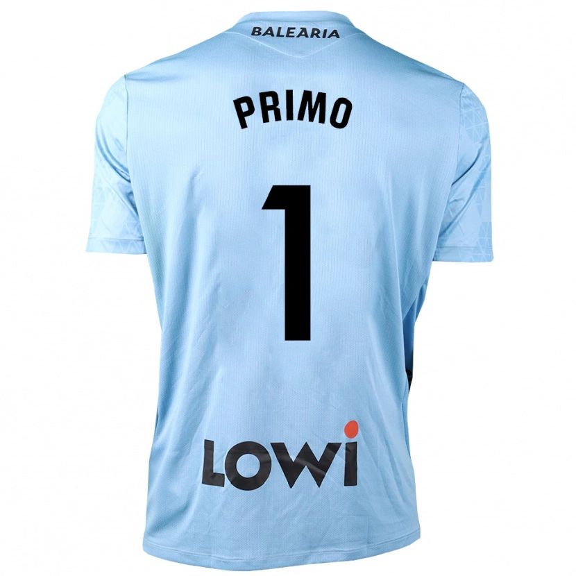 Danxen Kinderen Álex Primo #1 Lichtblauw Zwart Keepersshirt 2025/26 T-Shirt