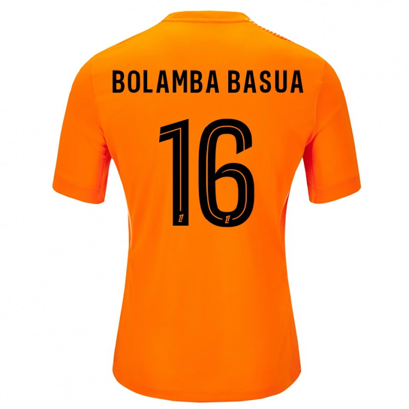 Danxen Kinderen Kévin Bolamba Basua #16 Oranje Zwart Keepersshirt 2025/26 T-Shirt
