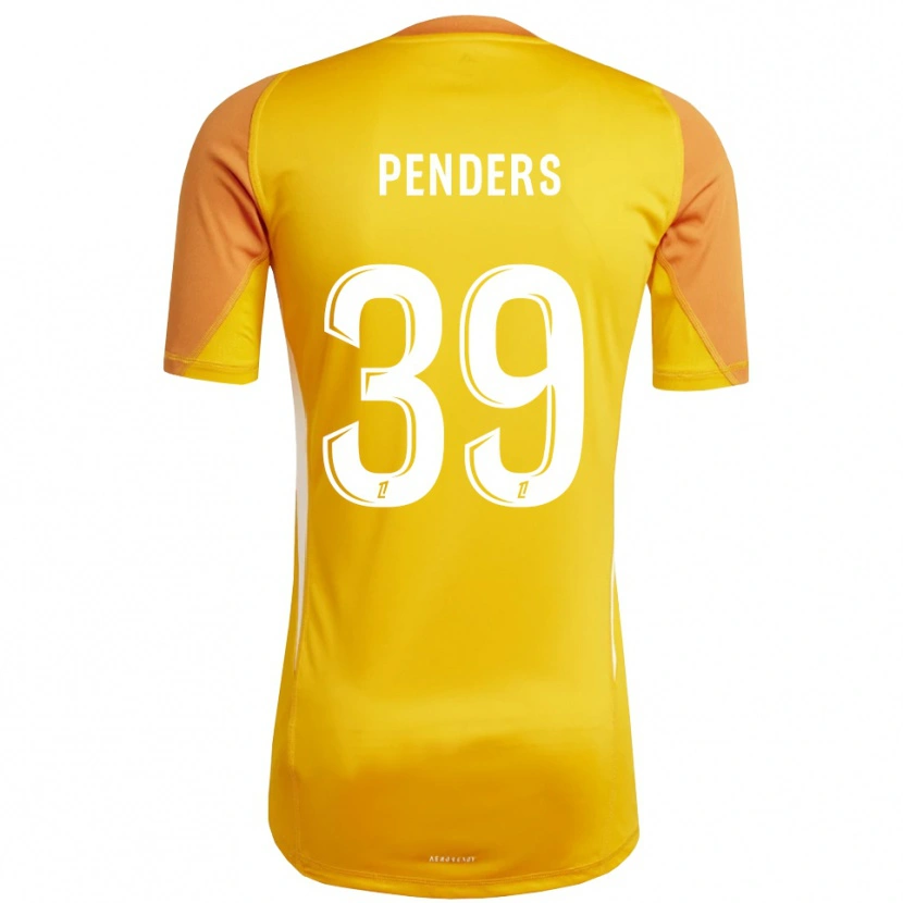 Danxen Kinderen Mike Penders #39 Oranje Wit Keepersshirt 2025/26 T-Shirt