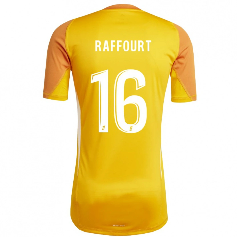 Danxen Kinderen Timéo Raffourt #16 Oranje Wit Keepersshirt 2025/26 T-Shirt