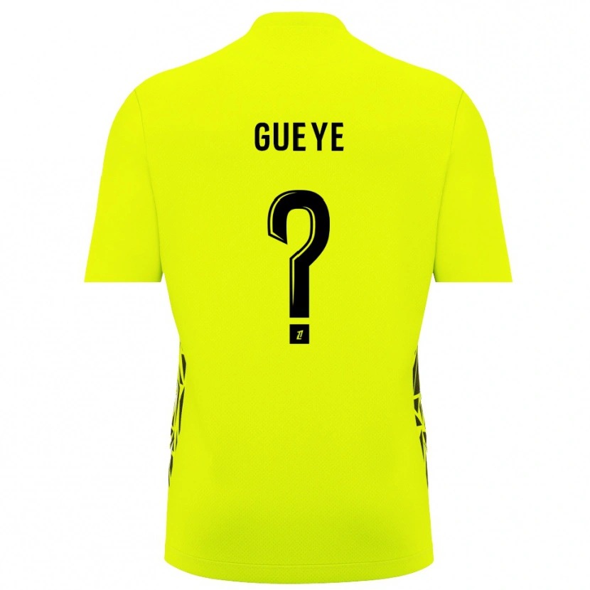 Danxen Kinderen Khady Gueye #0 Fluorescerend Groen Keepersshirt 2025/26 T-Shirt