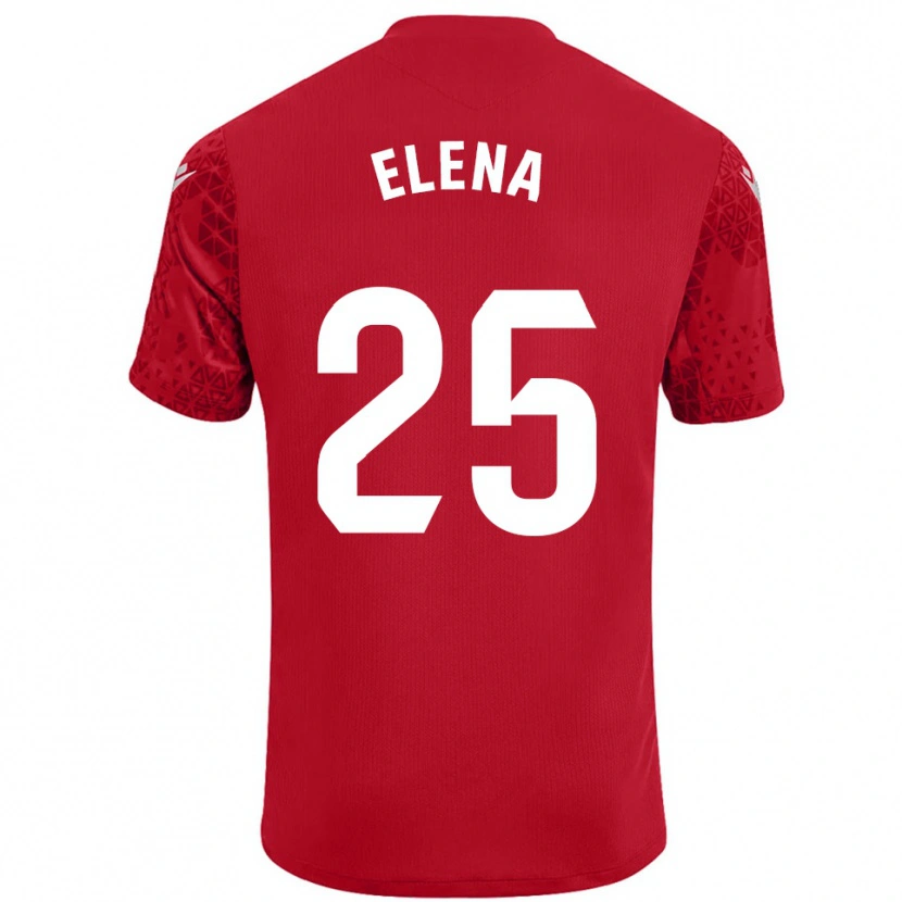Danxen Kinderen Elena Gómez Labrador #25 Rood Wit Keepersshirt 2025/26 T-Shirt