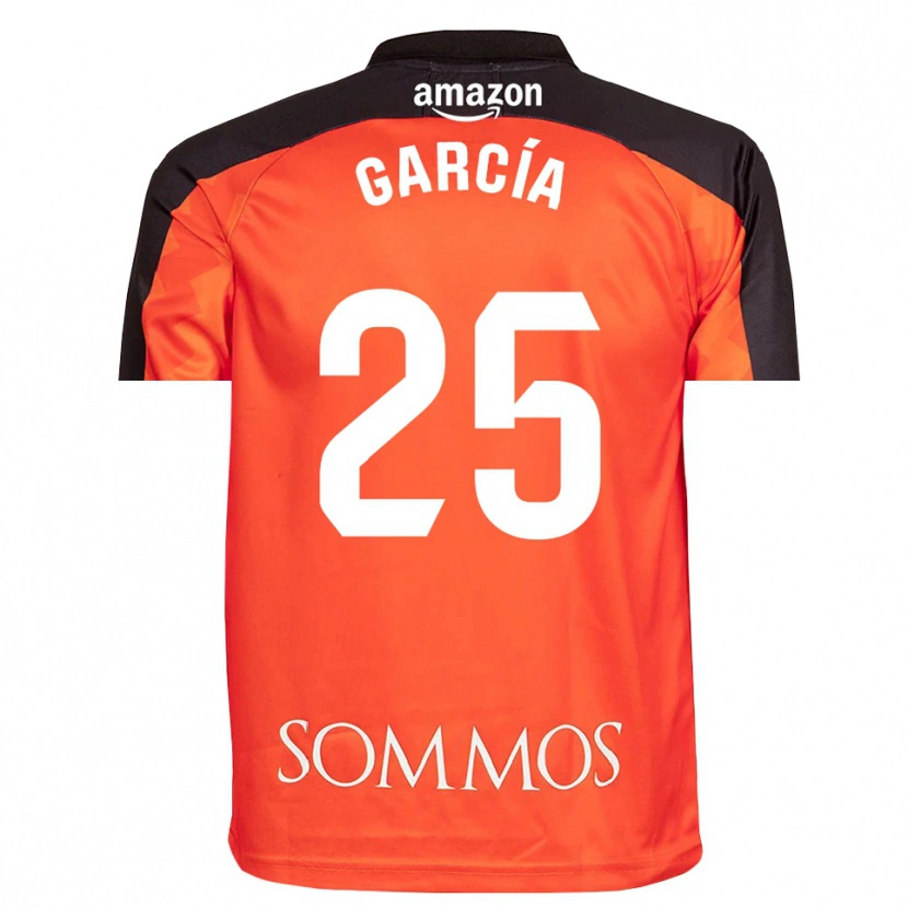 Danxen Kinderen Jaime García #25 Oranje Zwart Keepersshirt 2025/26 T-Shirt